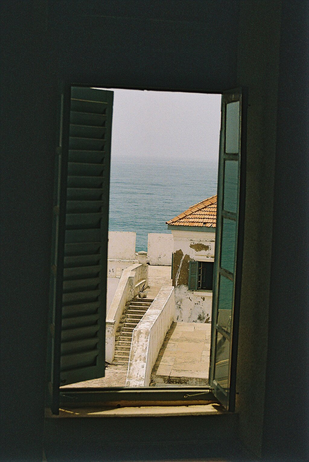 The Slave Trage Governur view out of his window!